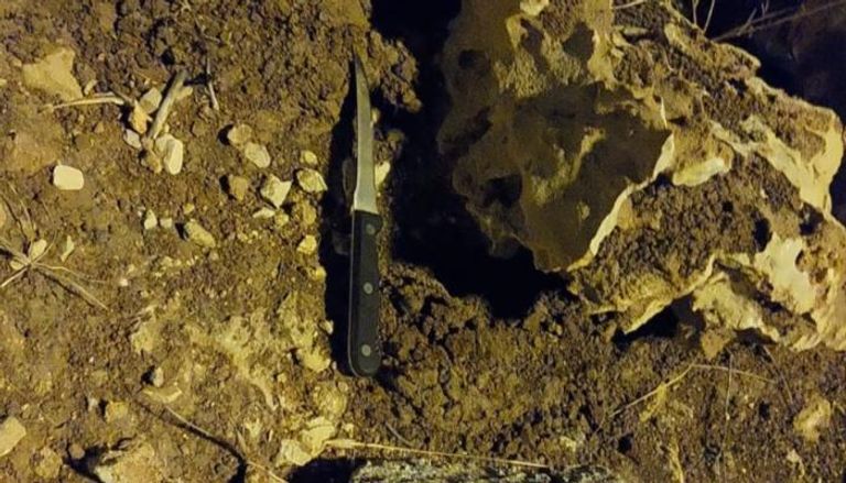 صوة لآلة السكين نشرها الجيش الإسرائيلي