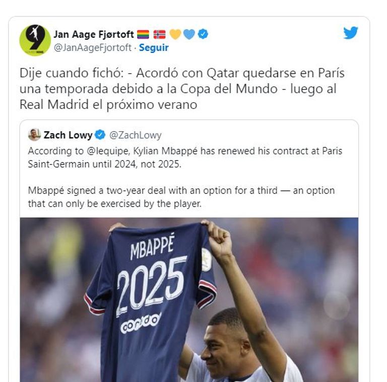 تغريدة صديق هالاند كيليان مبابي نجم باريس سان جيرمان