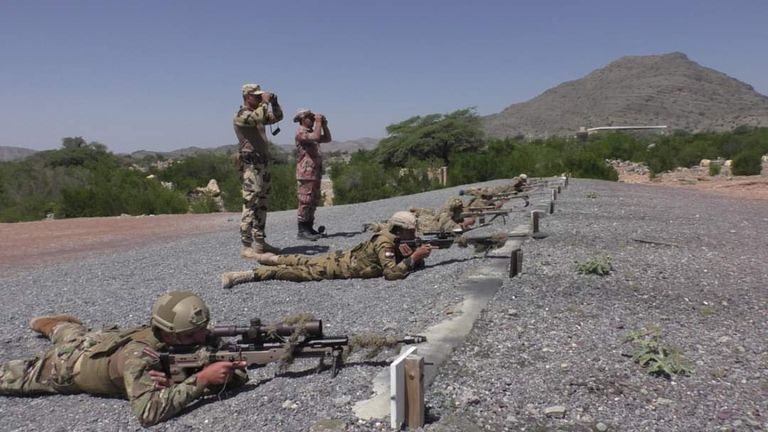 جانب من التدريب العسكري المصري العماني جانب من التدريب العسكري المصري العماني