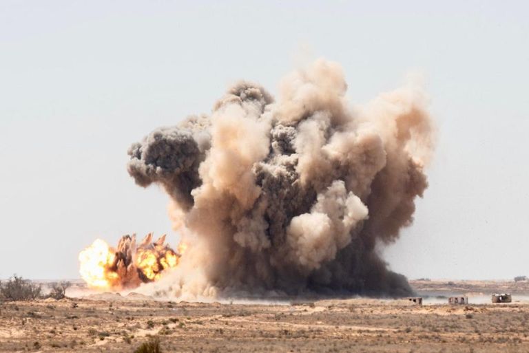 جانب من المناورة الإسرائيلية