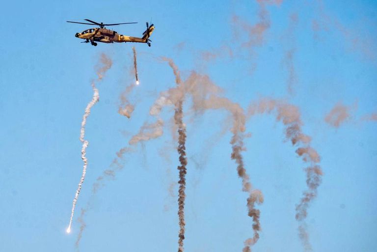 جانب من المناورة الإسرائيلية