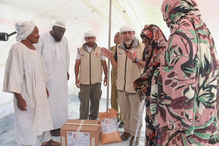 مساعدات إماراتية للمتضررين من سيول السودان