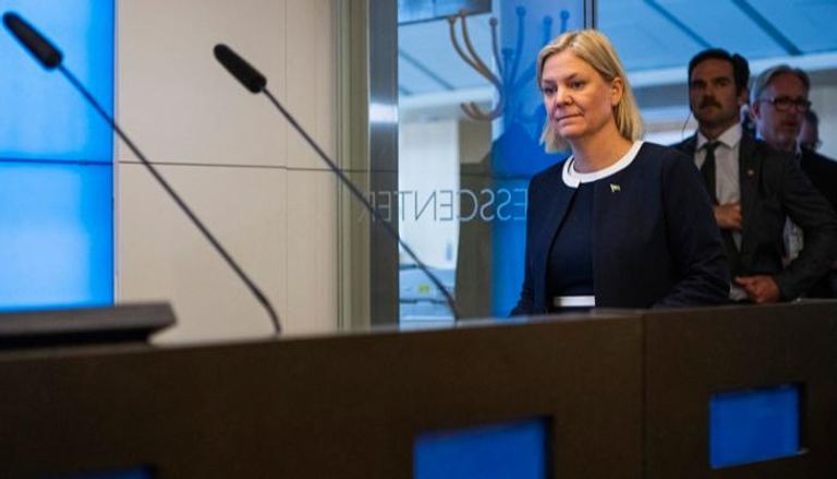 رئيسة الوزراء السويدية المستقيلة ماجدالينا أندرسون