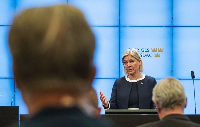 رئيسة الوزراء السويدية المستقيلة ماجدالينا أندرسون رئيسة الوزراء السويدية المستقيلة ماجدالينا أندرسون