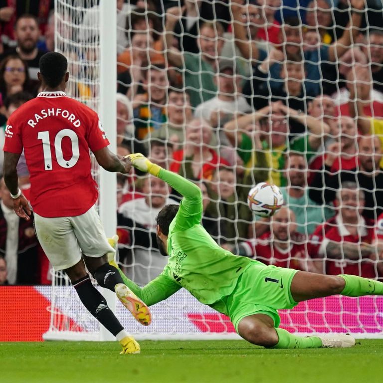 ماركوس راشفورد ضد ليفربول عثمان ديمبلي وليروي ساني