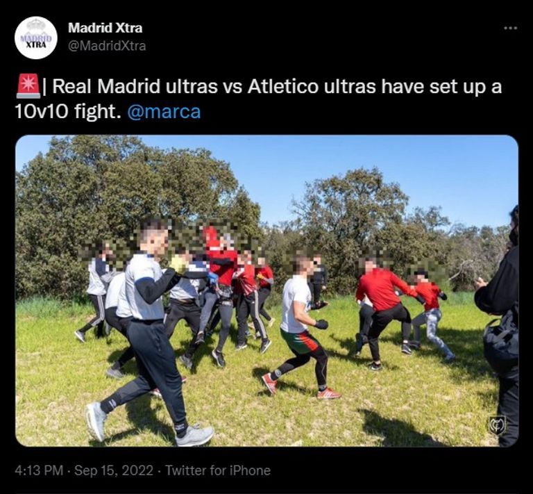 جمهور ريال مدريد وأتلتيكو