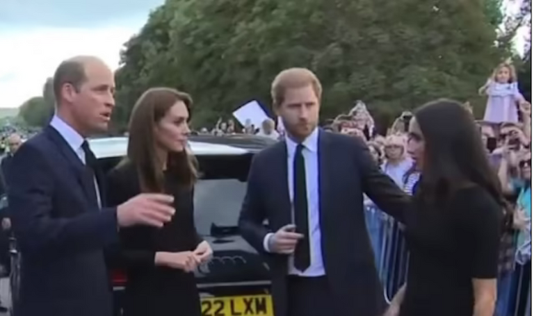 الشقيقان ويليام وهاري وزوجتيهما