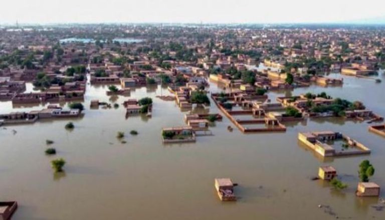 الفيضانات خلفت دمارا واسعا في باكستان