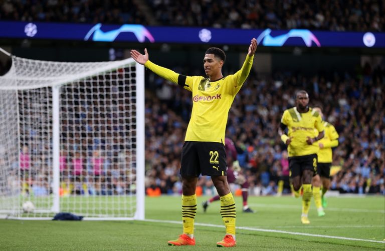 جود بيلنجهام محمد صلاح نجم ليفربول وكريستيانو رونالدو نجم مانشستر يونايتد