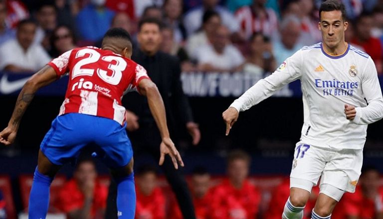 ريال مدريد وأتلتيكو مدريد كريم بنزيما ضد أتلتيكو مدريد