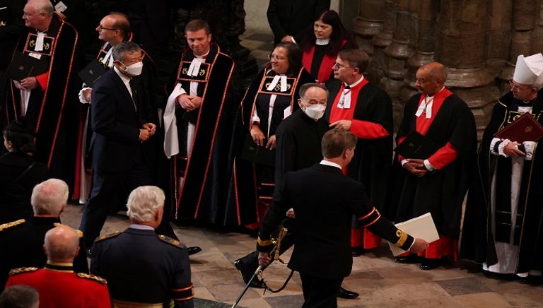 جانب من جنازة الملكة إليزابيث الثانية