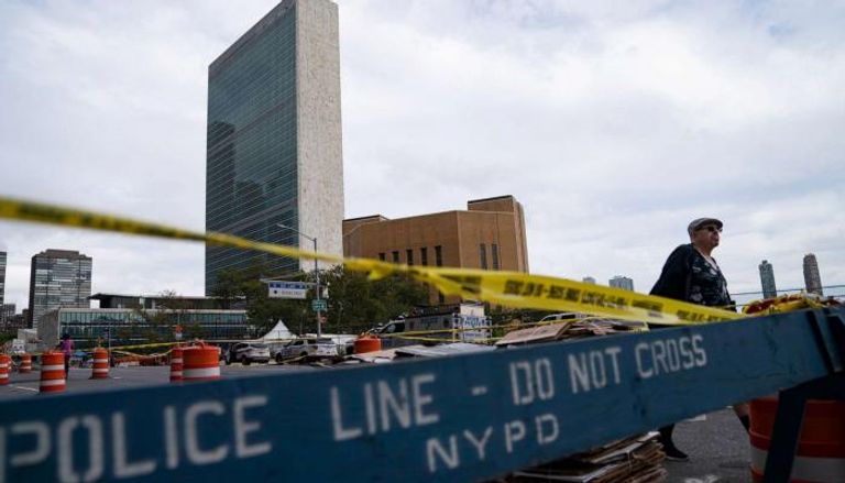 إجراءات أمنية مشددة قرب مقر الأمم المتحدة فى نيويورك