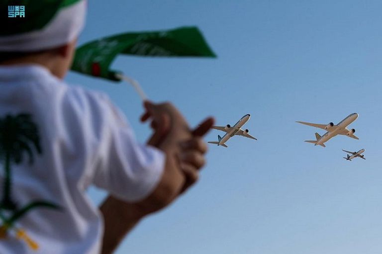 عروض الطائرات من أبرز فعاليات اليوم الوطني