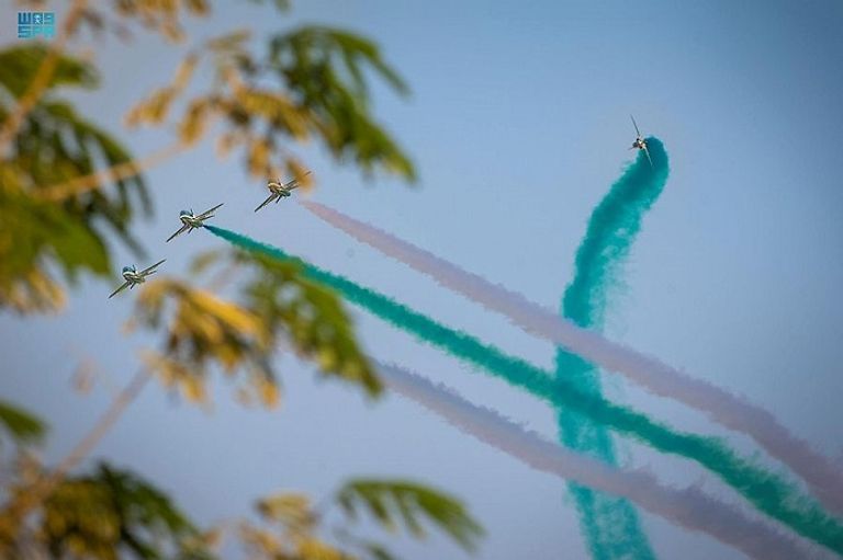 عروض الطائرات من أبرز فعاليات اليوم الوطني