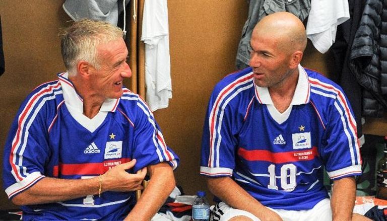 ديديه ديشامب وزين الدين زيدان