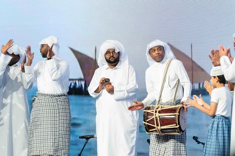 تكريم بعض الرواة البارزين خلال افتتاح المتلقى