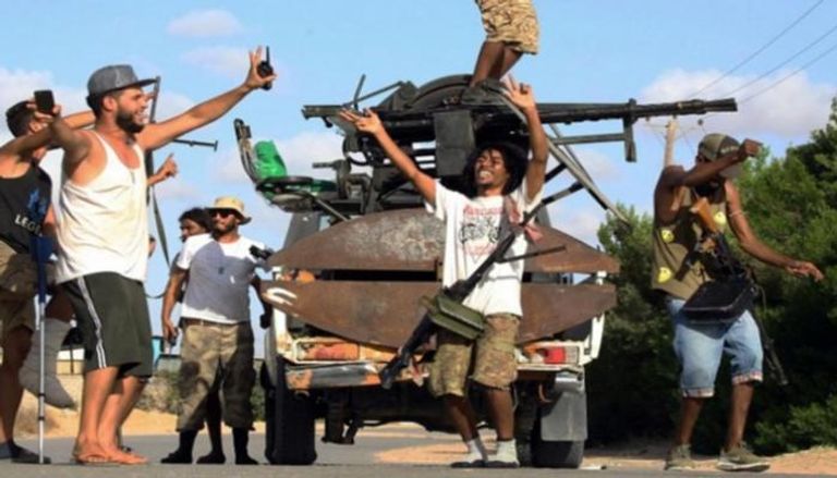 مليشيات مسلحة غربي ليبيا. (أرشيفية)