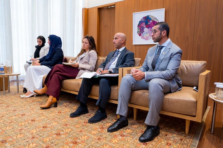 الشيخ عبدالله بن زايد آل نهيان وستولتنبرغ