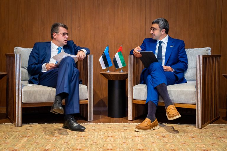 عبدالله بن زايد يلتقي عددا من وزراء الخارجية في نيويورك