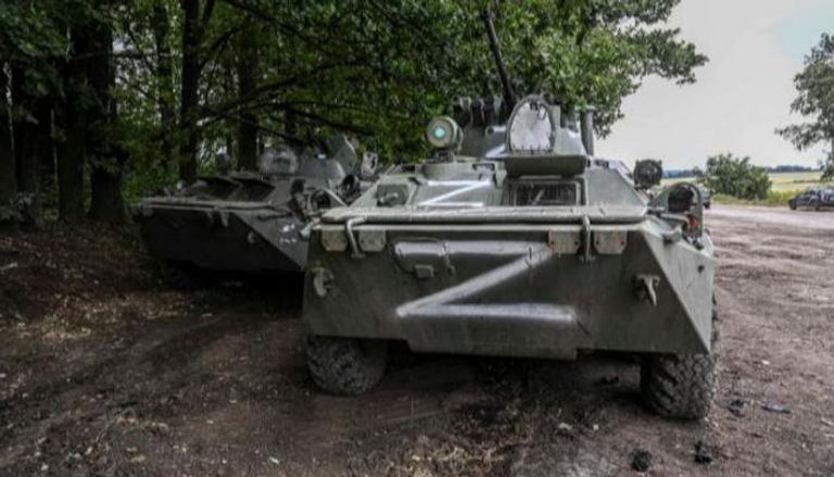 آليات عسكرية روسية في أوكرانيا
