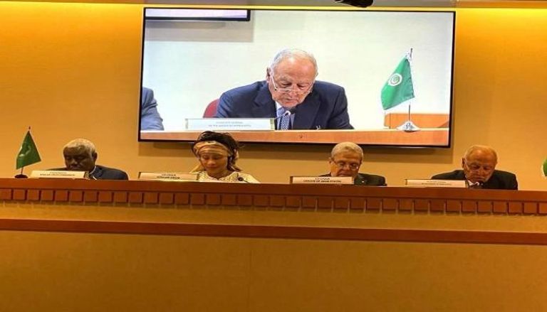 الأمين العام لجامعة الدول العربية في اجتماع تنسيق الشراكة العربية- الافريقية