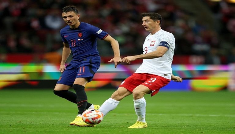 من مباراة فرنسا والنمسا في دوري الأمم الأوروبية