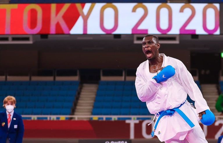 بطل الكاراتيه السعودي طارق الحامدي الدوري السعودي للمحترفين - صورة تعبيرية