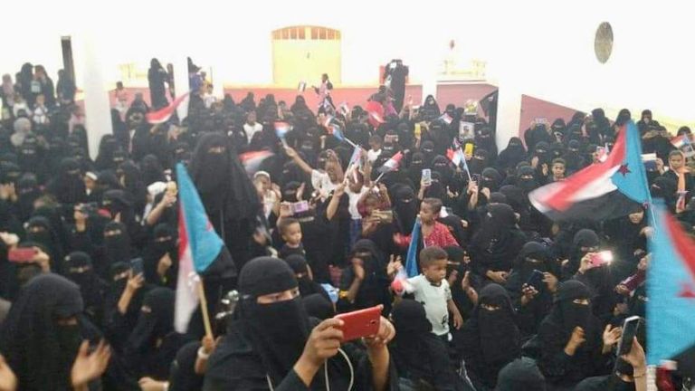 مظاهرات حضرموت ضد تنظيم الإخوان الإرهابي في اليمن