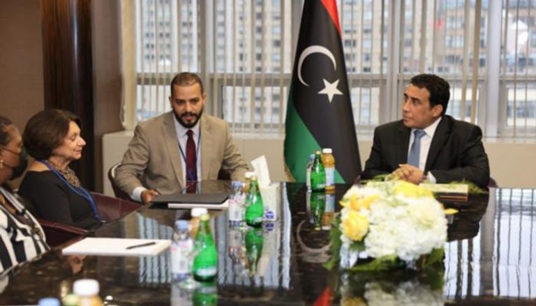 المنفي وديكارلو في نيويورك - المجلس الرئاسي الليبي