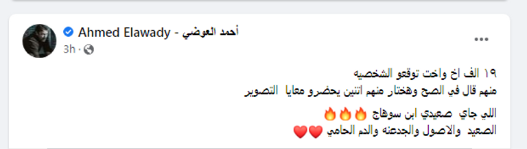 الفنان المصري أحمد العوضي