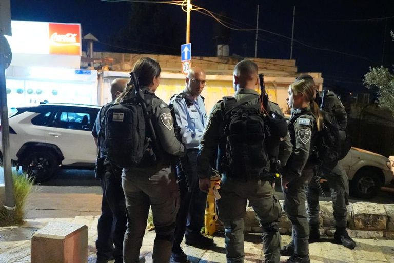 الشرطة الإسرائيلية بالبلدة القديمة في القدس الشرقية