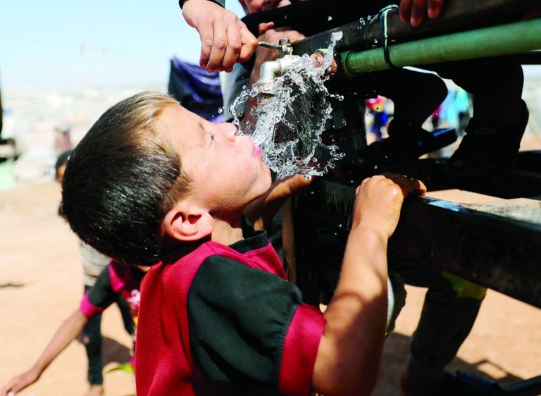 مياه المصادر غير النظيفة أدى لانتشار الكوليرا في سوريا - أرشيفية