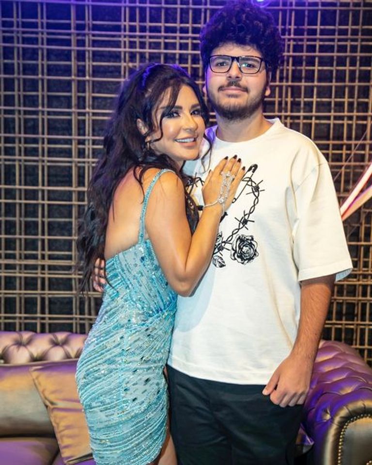 ماجي بوغصن تحتفل بعيد ميلاد ابنها ريانو