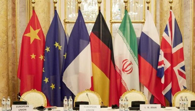 أعلام الدول المتفاوضة حول الاتفاق النووي الايراني