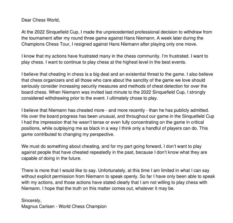 بيان ماجنوس كارلسين