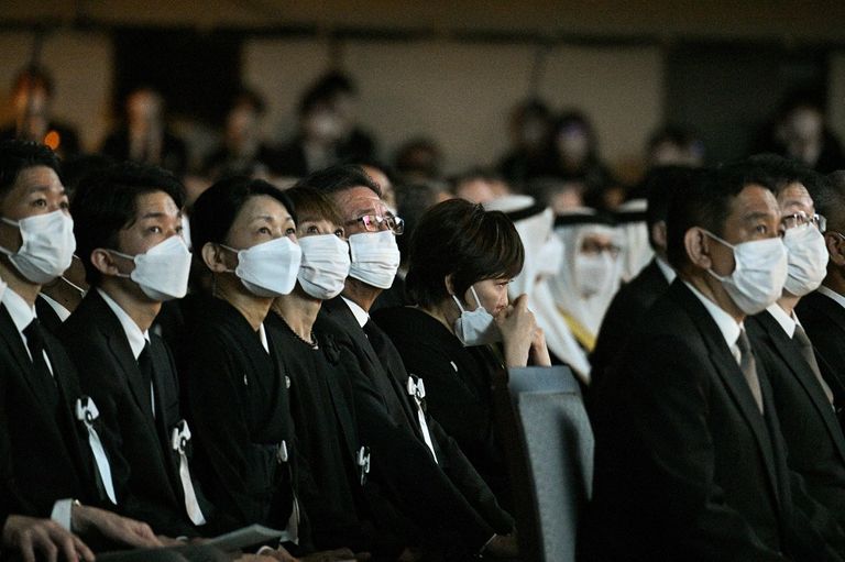 جانب من جنازة شينزو آبي- رويترز