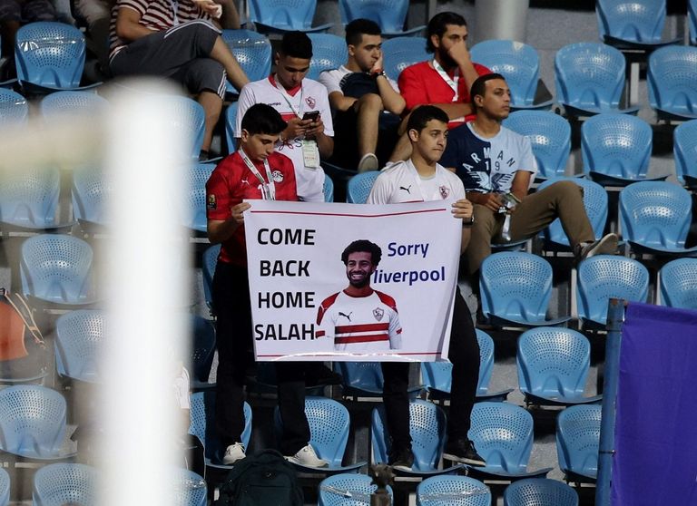 جماهير الزمالك توجه رسالة إلى محمد صلاح