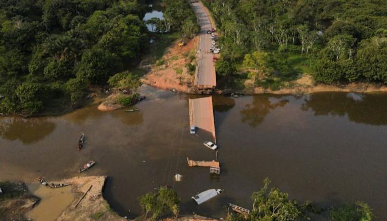 الجسر المنهار في البرازيل