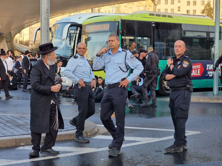 جانب من الاحتجاجات