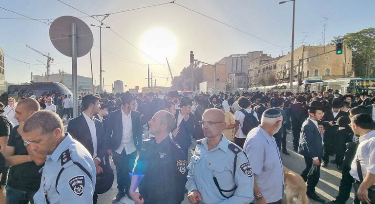 جانب من الاحتجاجات