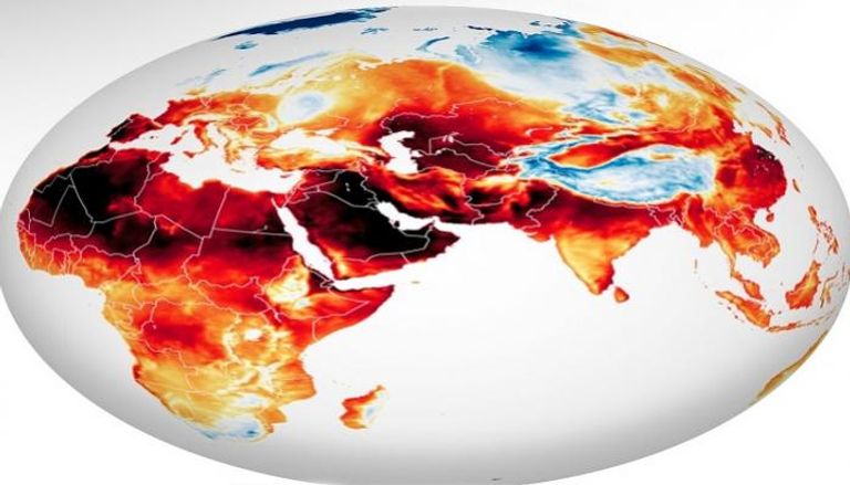 خريطة مرعبة للتغير المناخي العالمي - ناسا