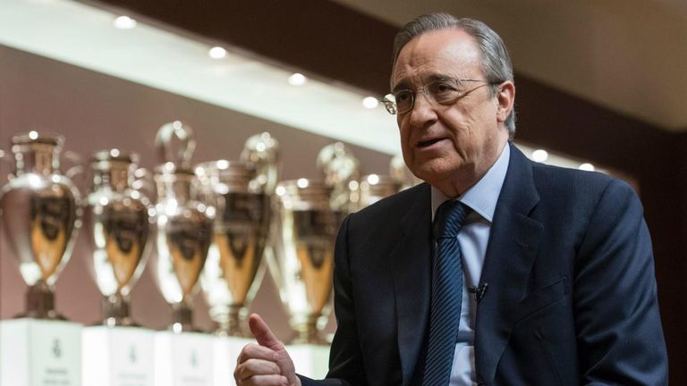 Florentino Pérez, president of Real Madrid