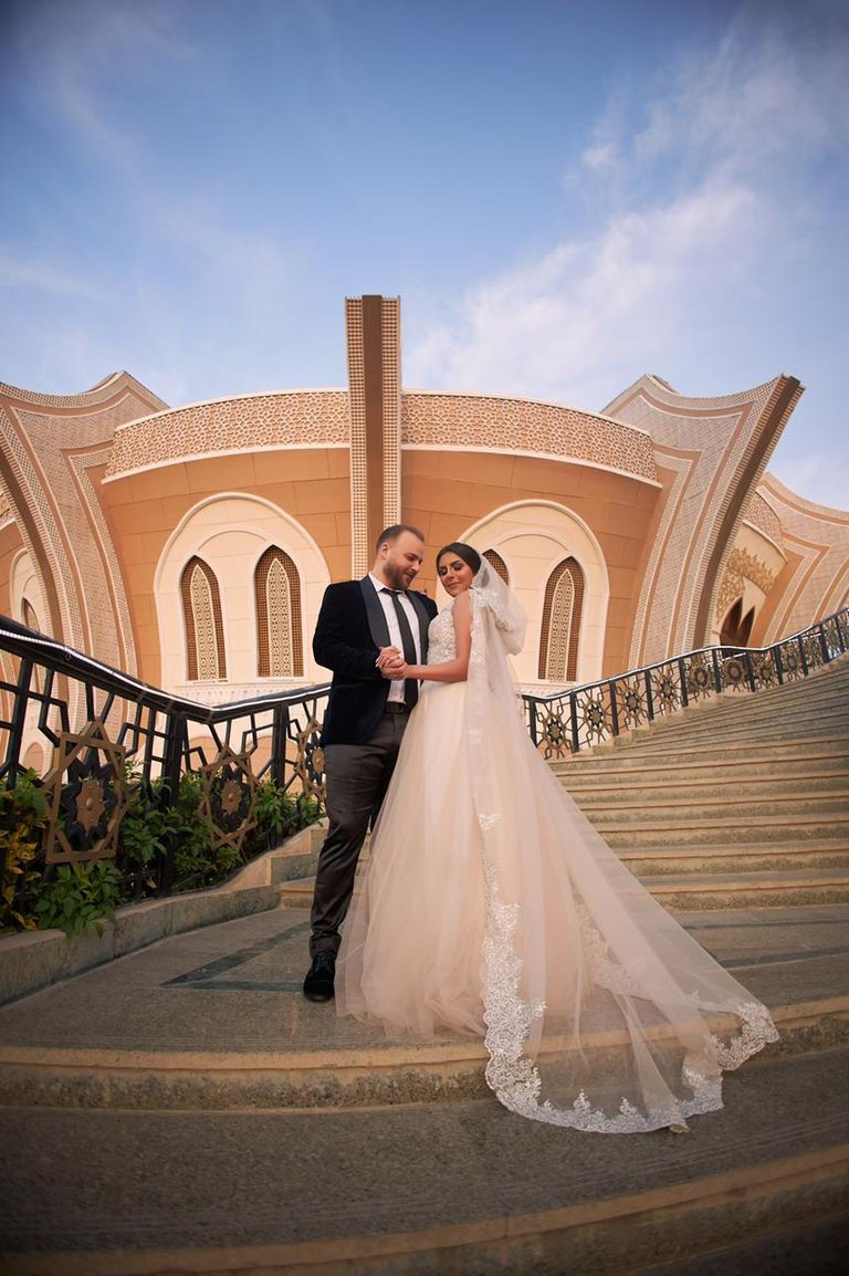 بكاء هاجر الشرنوبي في عقد قرانها