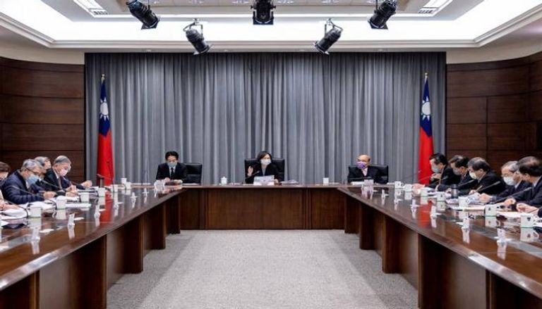  رئيسة تايوان تساي إينغ وين تترأس اجتماعًا لمجلس الأمن القومي