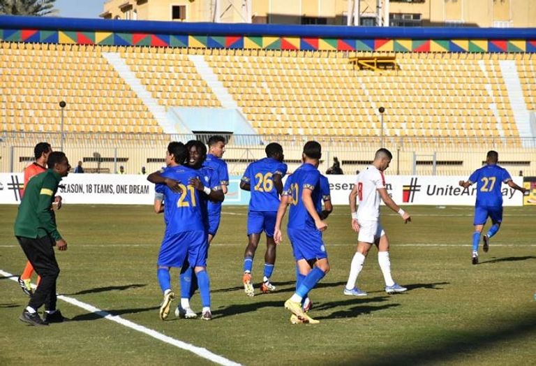 من مباراة الزمالك وأسوان في الدوري المصري من مباراة الزمالك وأسوان في الدوري المصري
