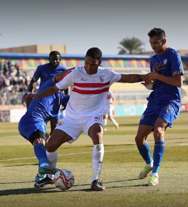 أسوان والزمالك جانب من مباراة أسوان والزمالك