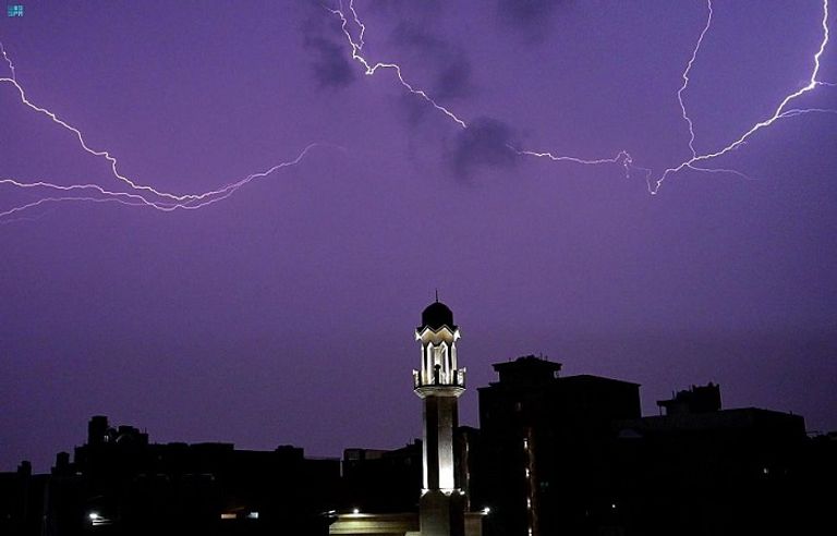 أمطار في جدة- أرشيفية