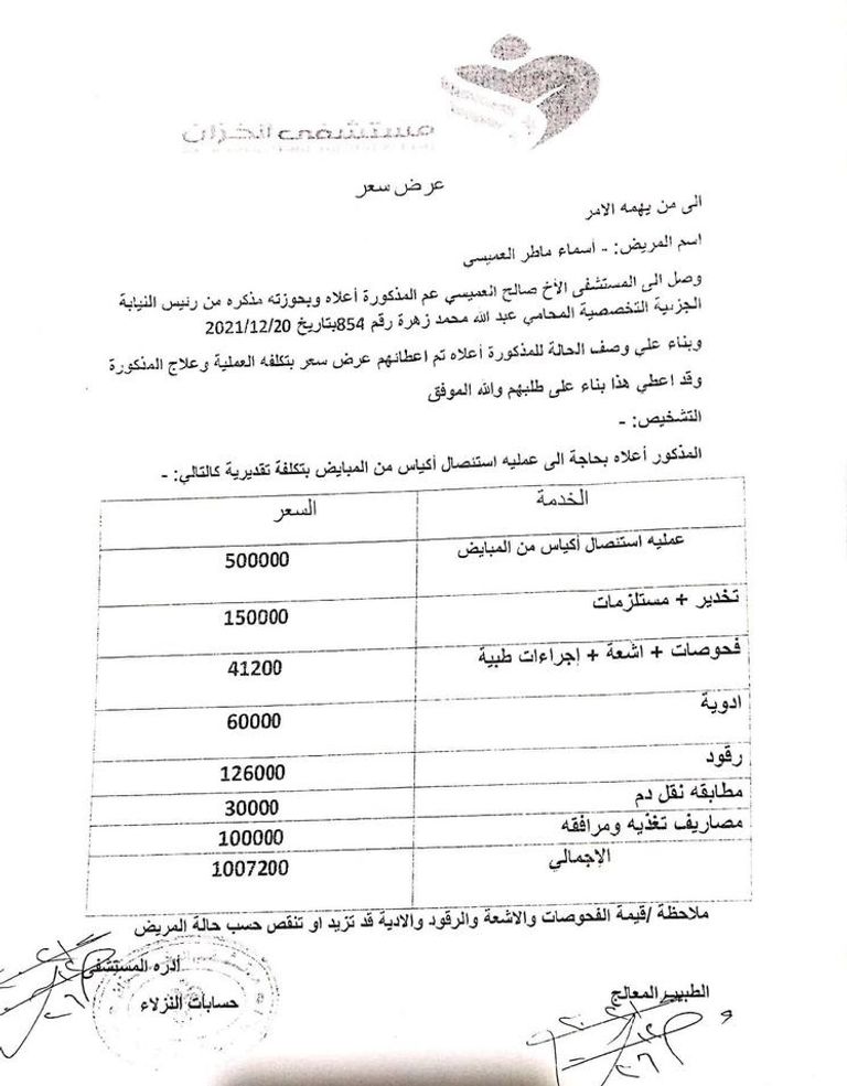 المعتقلة أسماء العميسي