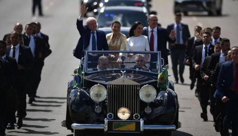 جانب من تنصيب لولا دا سيلفا صورة تعبيرية لرحيل 2022 وحلول عام 2023