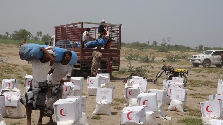 أحد عناصر خلية الأعمال الإنسانية